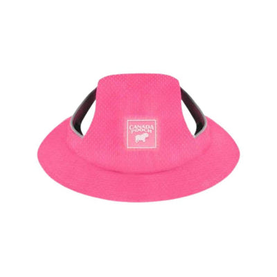 Canada Pooch Dog Cooling Bucket Hat Neon Pink LG