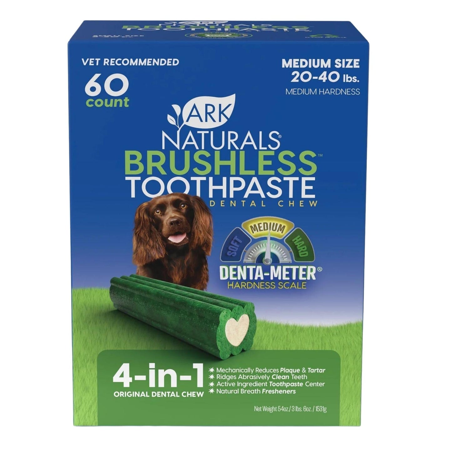 Ark Naturals Dog Brushless Toothpaste Value Pack Medium 54oz.