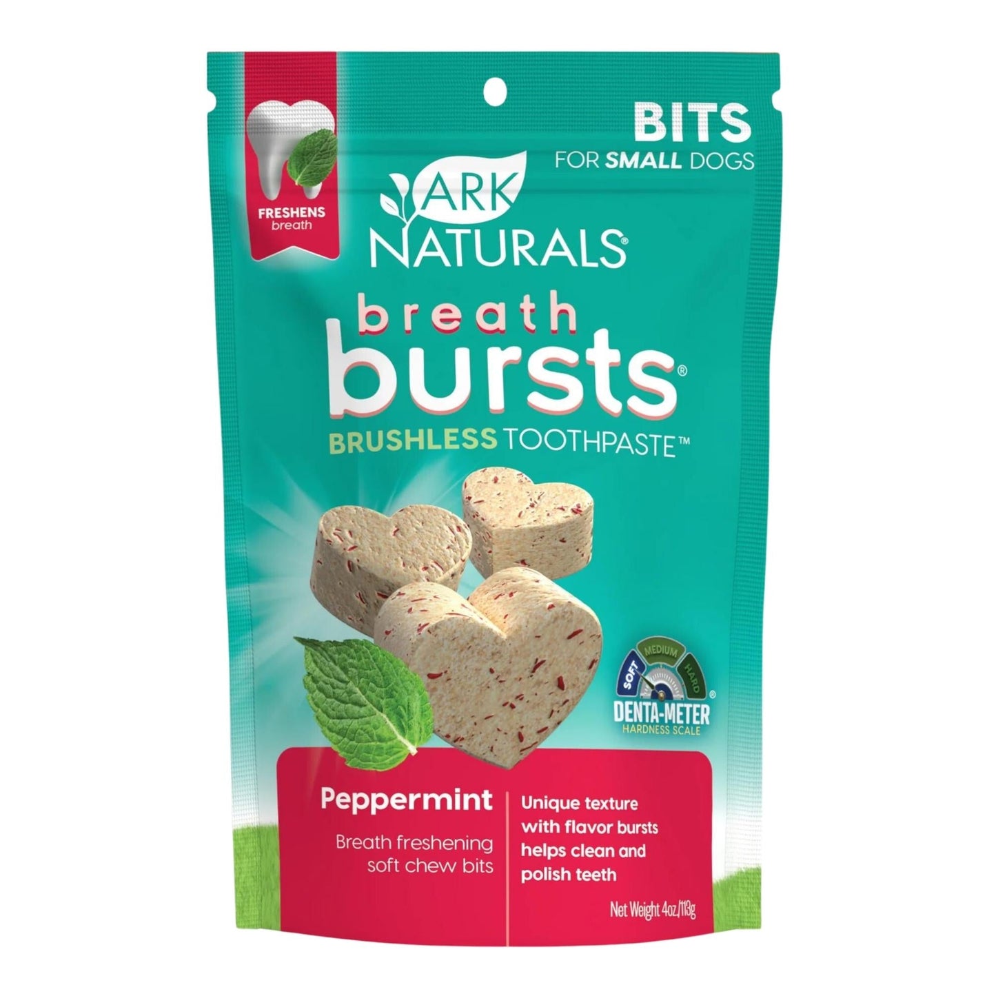 Ark Naturals Dog Breath Bursts Peppermint Bits 4oz.