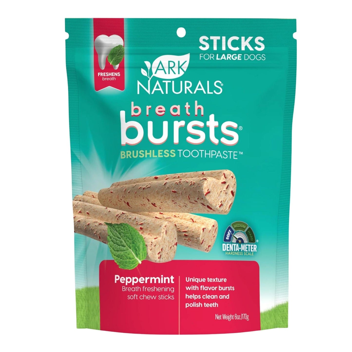 Ark Naturals Dog Breath Bursts Peppermint Sticks 6oz.
