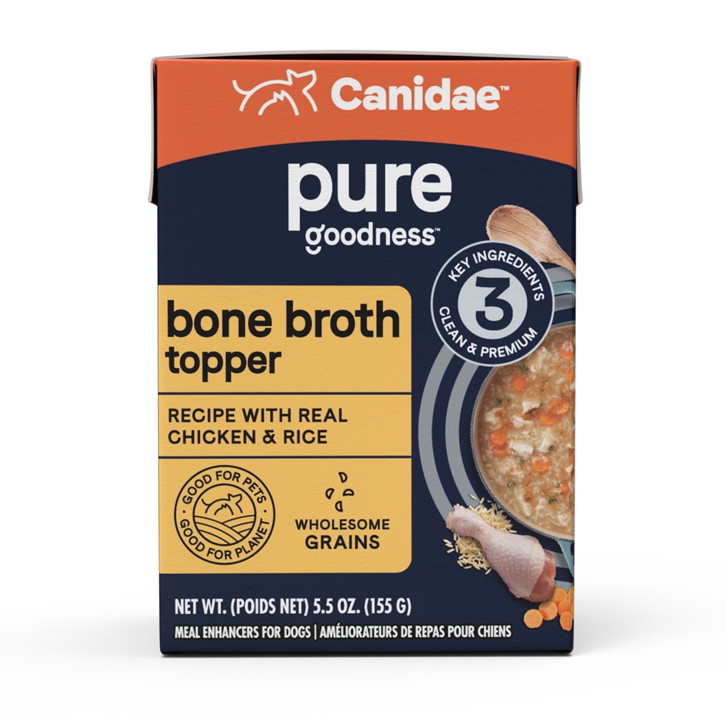 Pure Goodness Bone Broth Topper Chicken/Rice 5.5oz.