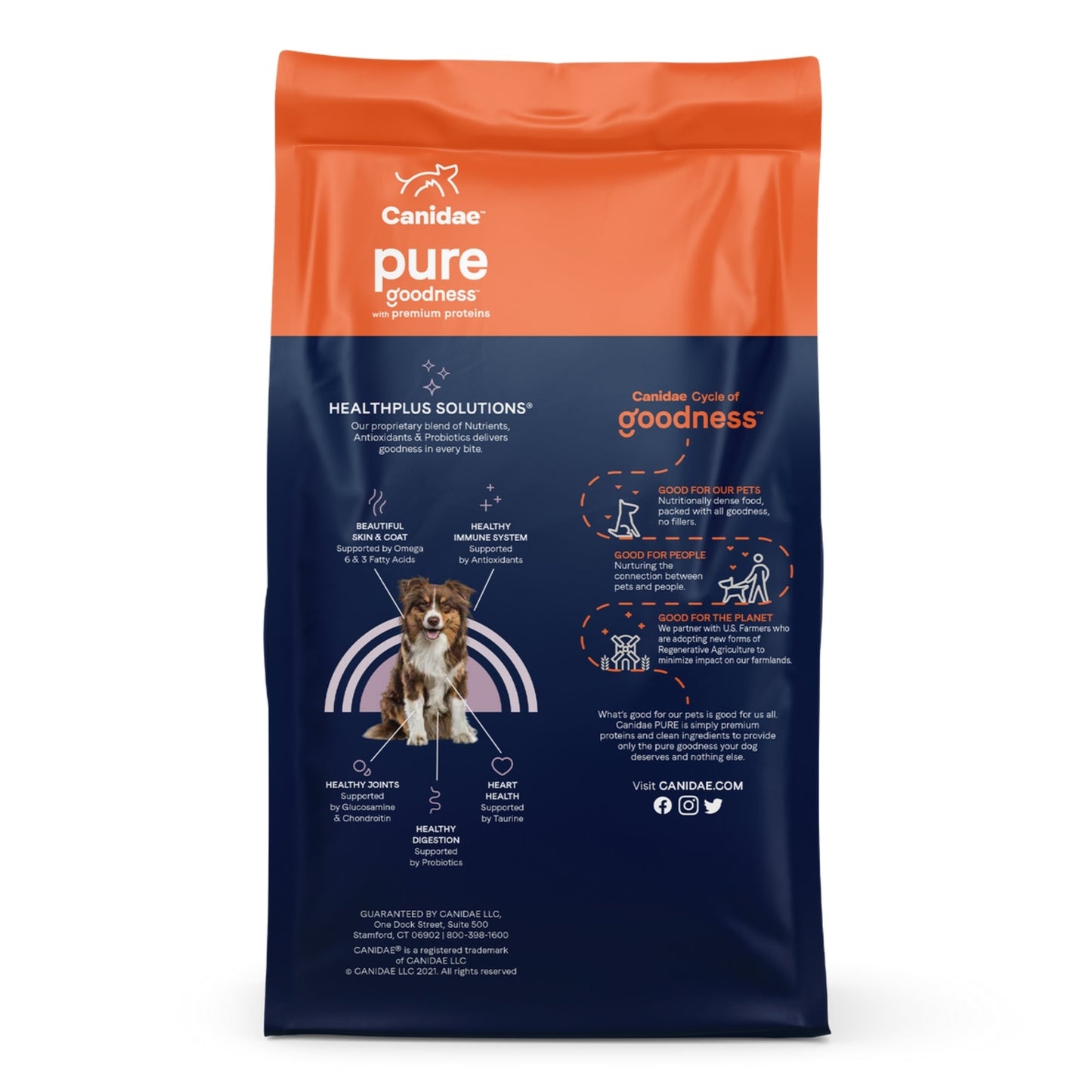 Pure Grain Free Dog Food  Fresh Bison 21 Lb