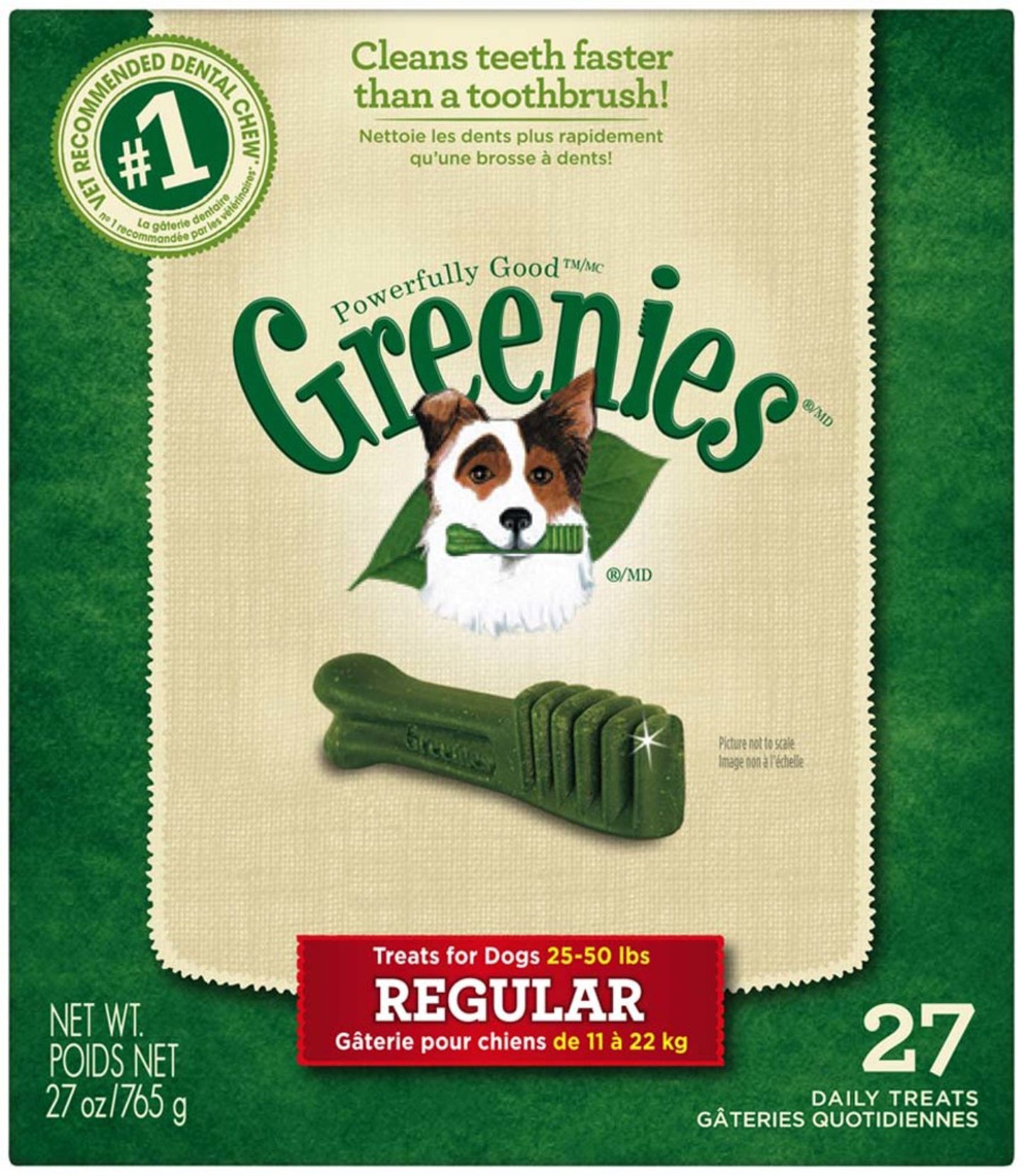 Greenies Dog Dental Treats Regular Original 1ea/27 oz, 27 ct