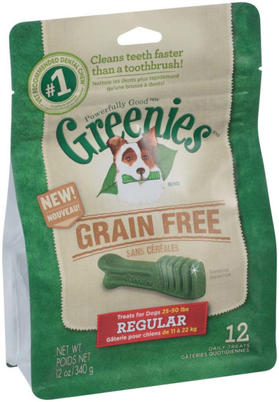 Greenies Grain Free Dog Dental Treats Regular Original 1ea/12 oz, 12 ct