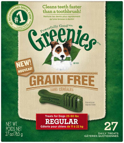 Greenies Grain Free Dog Dental Treats Regular Original 1ea/27 oz, 27 ct