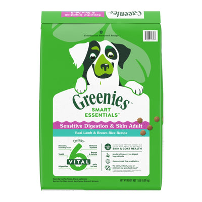 Greenies Smart Essentials Sensitive Digestion & Skin Dry Dog Food Lamb, 1ea/15 lb