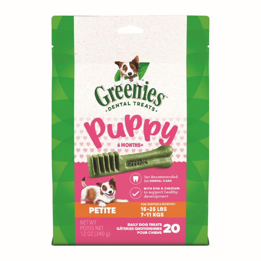 Greenies Puppy 6+ Months Dog Dental Treats Petite, 1ea/12oz.