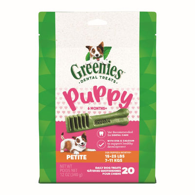 Greenies Puppy 6+ Months Dog Dental Treats Petite, 1ea/12oz.