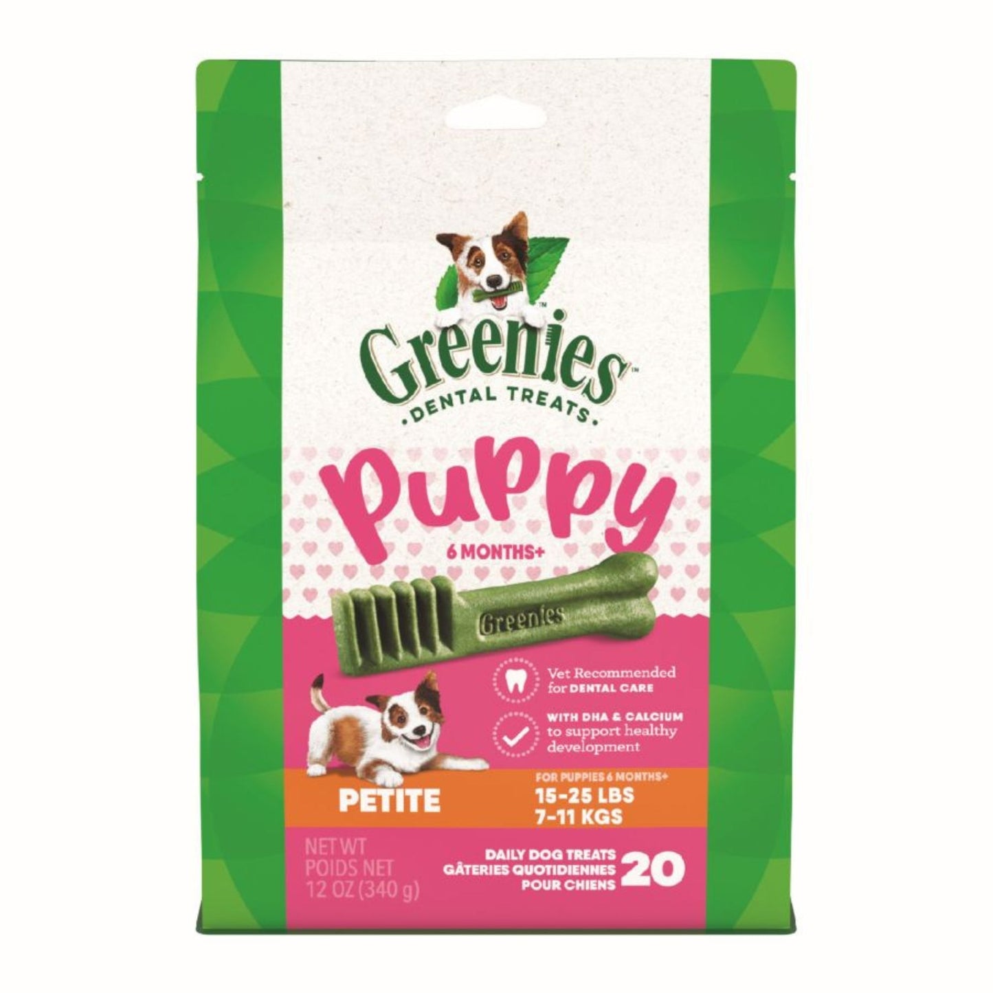 Greenies Puppy 6+ Months Dog Dental Treats Teenie, 1ea/6oz.
