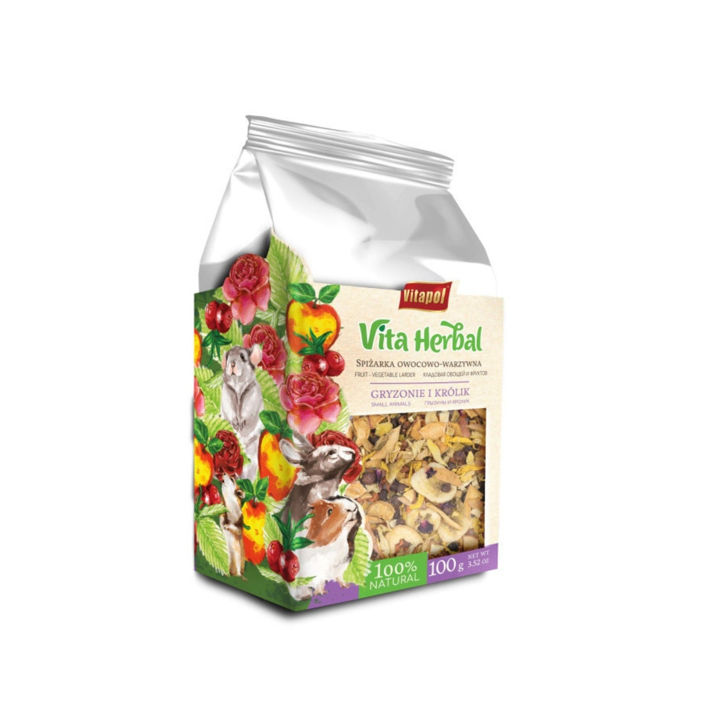 A & E Cages Vita Herbal Fruit & Vegetable Mix 1ea/100 g
