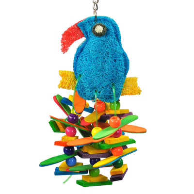 A and E Cages Happy Beaks Toucan Sam Bird Toy 1ea-One Size