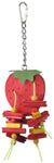 A and E Cages Happy Beaks Strawberry Bird Toy SM
