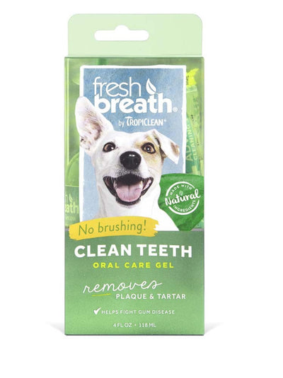 TropiClean Fresh Breath Oral Care Gel for Dogs 1ea/4 oz