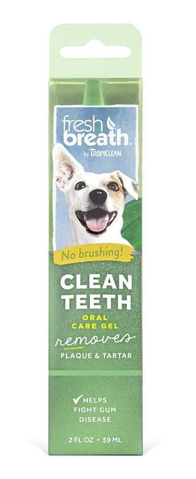 TropiClean Fresh Breath Oral Care Gel for Dogs 1ea/2 oz
