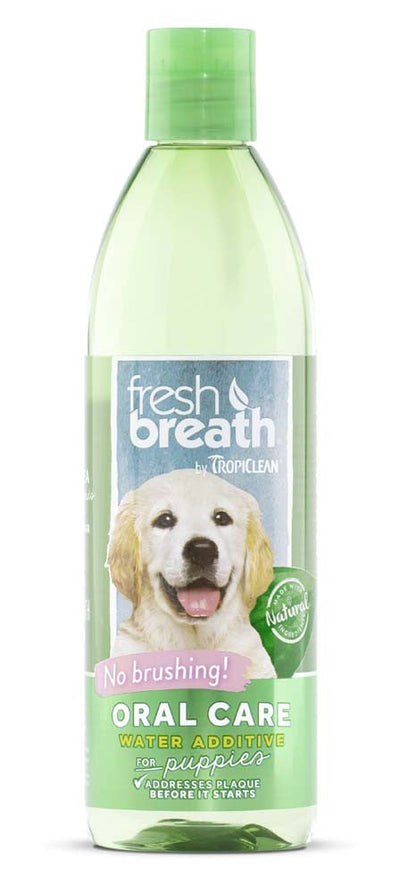 TropiClean Fresh Breath Oral Care Water Additive for Puppies 1ea/16 fl oz