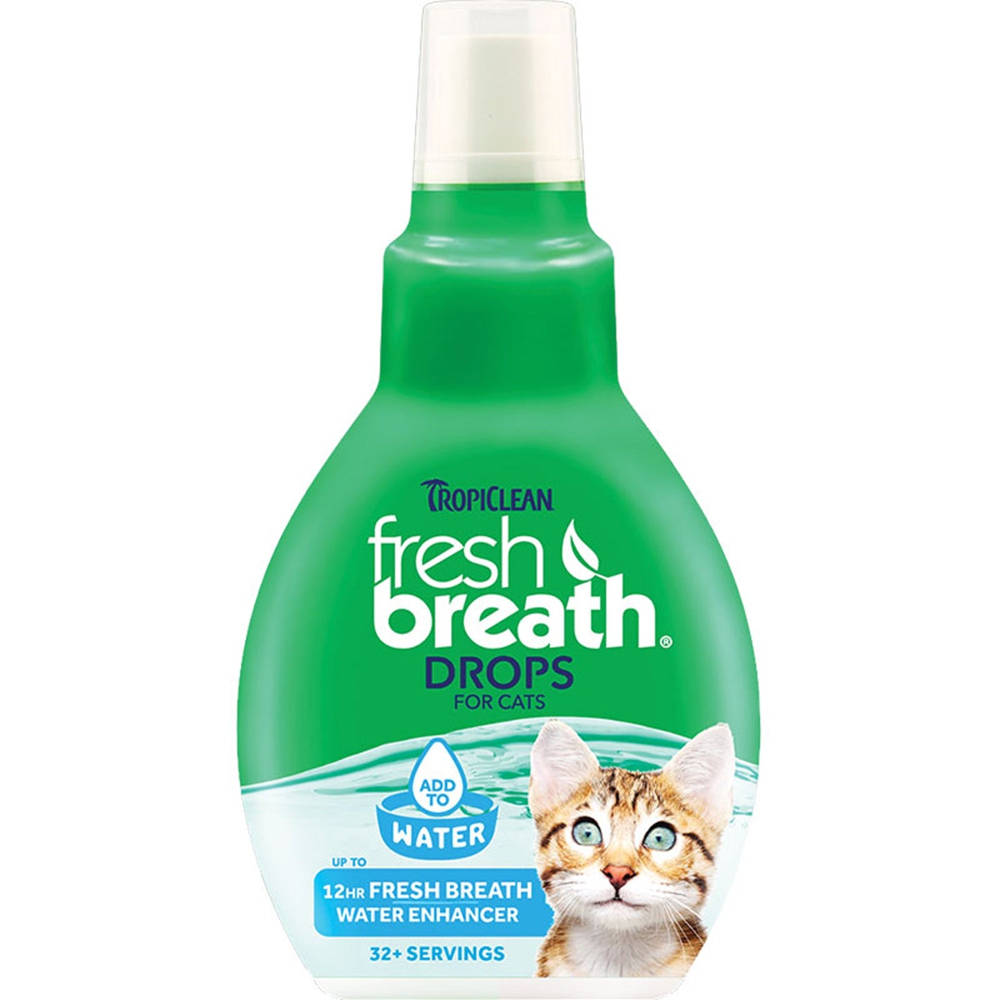 TropiClean Fresh Breath Drops for Cats 6pc Display 1ea/2.2 Fl. oz, 6 Piece
