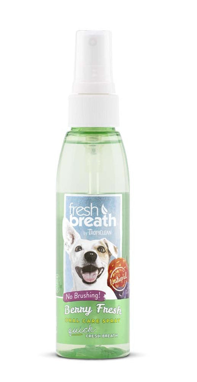 TropiClean Fresh Breath Berry Clean Oral Care Spray for Dogs 1ea/4 fl oz