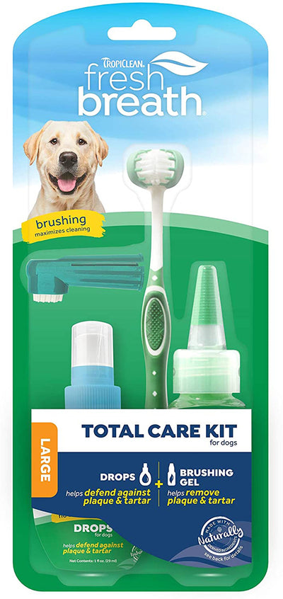 TropiClean Fresh Breath Total Care Kit for Dogs 1ea/LG