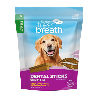 TropiClean Fresh Breath Dental Sticks Plus Hip & Joint For Dogs 1ea/8 ct