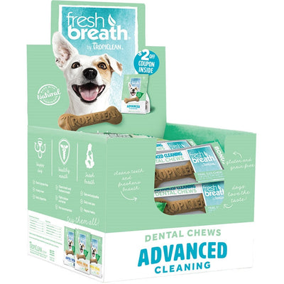 Tropiclean Dog Dental Chew Single 30 Count Display