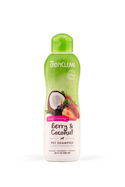 TropiClean Berry & Coconut Deep Cleansing Shampoo for Pets 1ea/20 fl oz