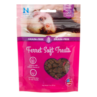 N-Bone Ferret Chew Treats In Bacon 3Oz.