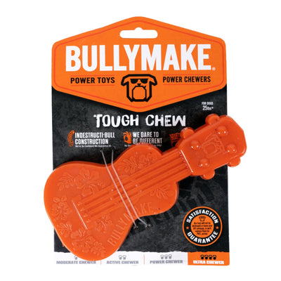 BullyMake Toss n' Treat Flavored Dog Chew Toy Ukelele, Peanut Butter, 1ea/One Size