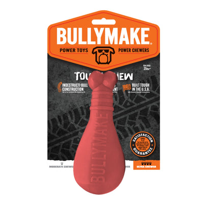 BullyMake Toss n' Treat Flavored Dog Chew Toy Turkey Leg, Turkey, 1ea/One Size