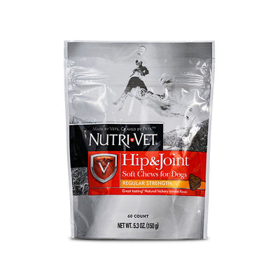 Nutri-Vet Hip & Joint Soft Chews Hickory Smoke 1ea/5.3 oz