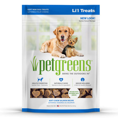 Pet Greens Li'l Treats Soft Mini Dog Treats Salmon 1ea/6 oz