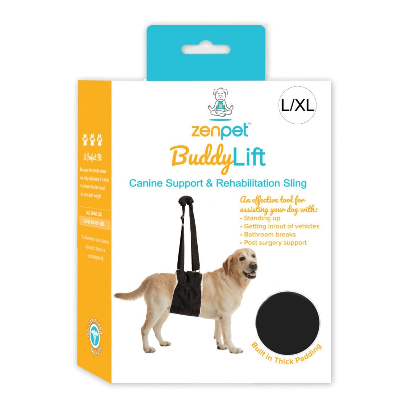 ZenPet Buddy Lift Canine Support and Rehabilitation Sling 1ea/LG/XL