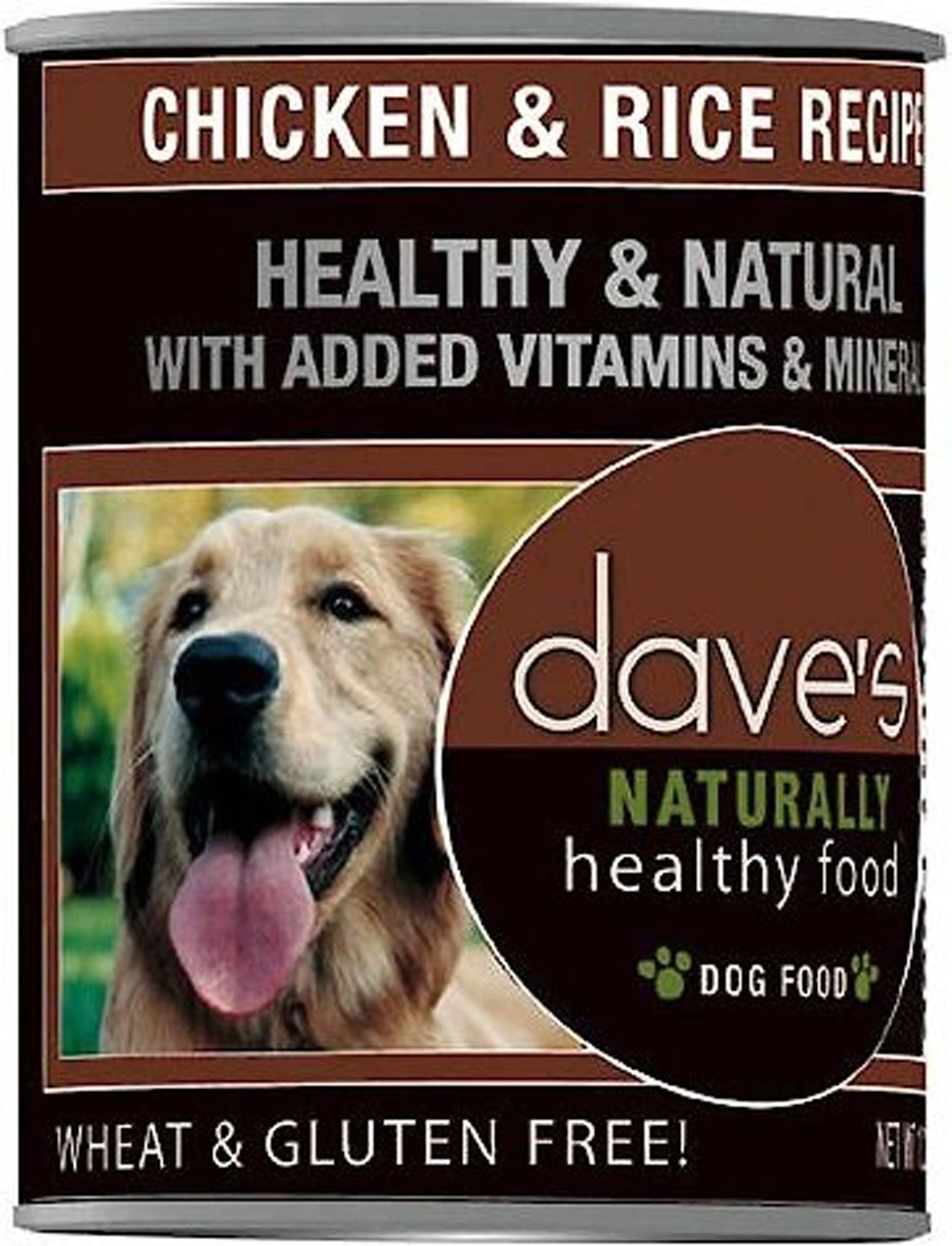 Dave's Pet Food Naturally Healthy Chicken And Rice Recipe 13.2oz. (Case of 12)