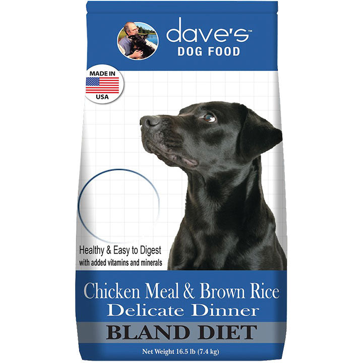 Dave's Cat's Delicate Dinners (Easy To Digest) Chicken Meal; Rice and Oatmeal 16 Lbs