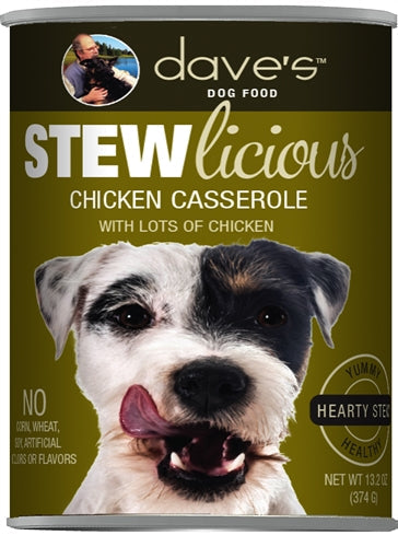 Dave's Pet Food Stewlicious Chicken Casserole 13.2oz. (Case of 12)