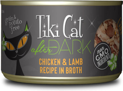 Tiki Pets Cat After Dark Chicken Lamb 5.5oz. (Case of 8)