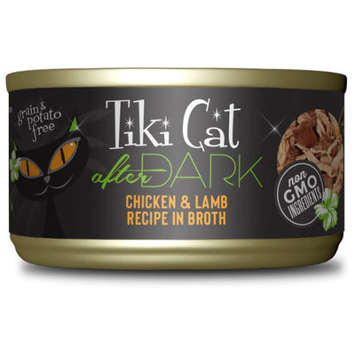 Tiki Pets Cat After Dark Chicken and Lamb 2.8oz. (Case of 12)