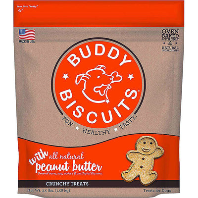 Cloud Star Dog Buddy Biscuits Peanut Butter 3.5Lb