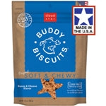 Cloud Star Original Soft and Chewy Buddy Biscuits With Bacon and Cheese Dog Treats; 20-Oz. Bag