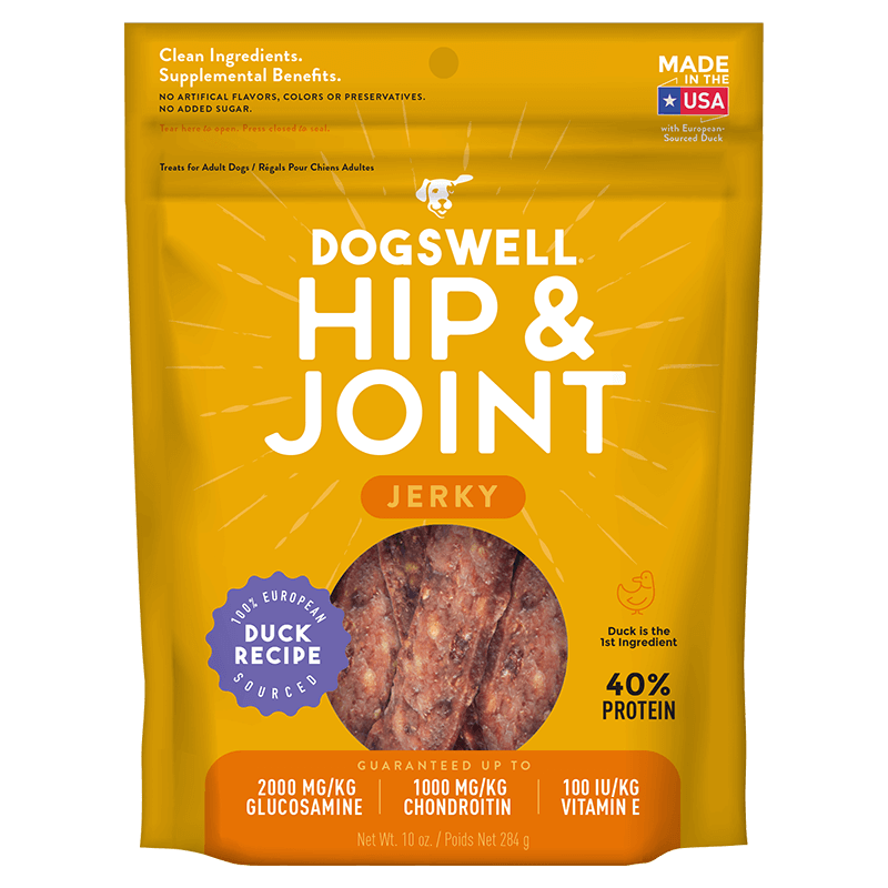 Dogswell Hip & Joint Grain-Free Jerky Dog Treat Regular Duck 1ea/10 oz