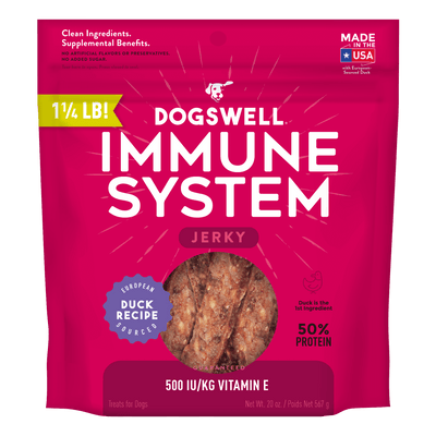 Dogswell Immunity & Defense Grain-free Jerky Dog Treat Regular Duck 1ea/20 oz