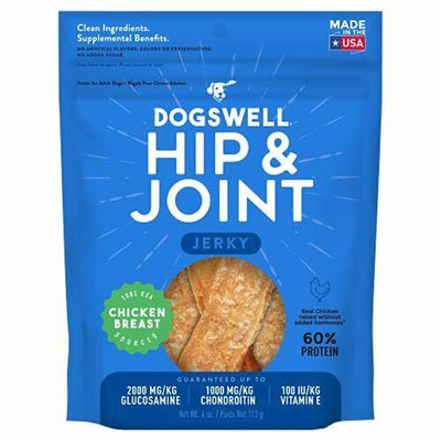 Dogswell Hip & Joint Grain-Free Jerky Dog Treat Regular Chicken 1ea/4 oz