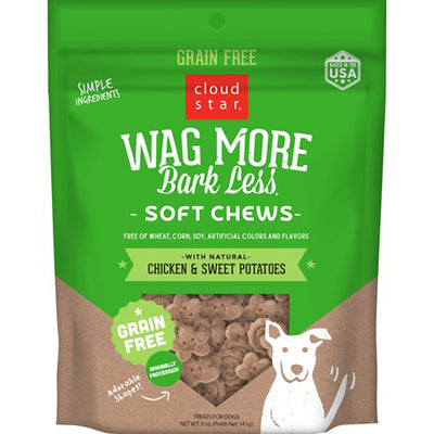 Cloudstar WAGMORE DOG GRAIN FREE SOFT and CHEWY CHICKEN 5OZ