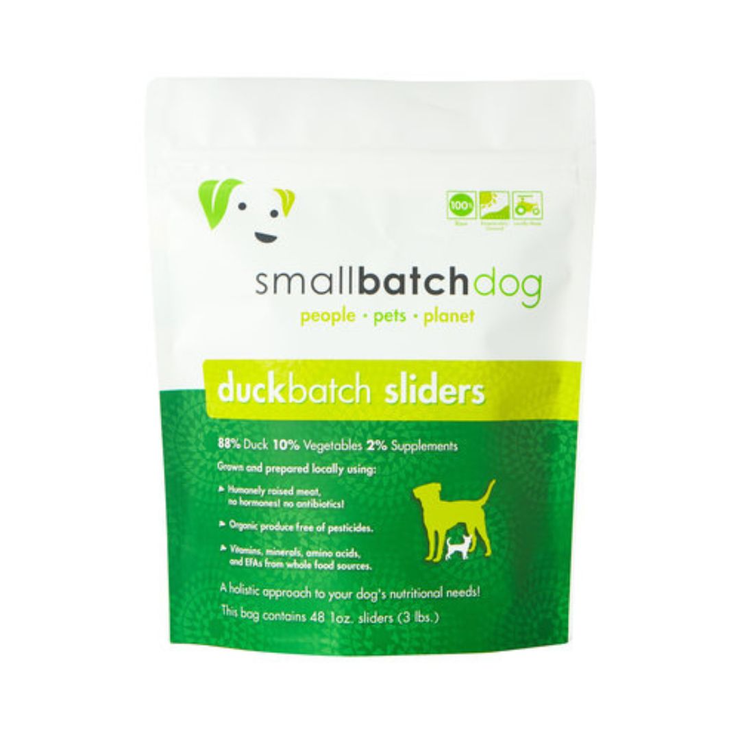 Smallbatch Dog Frozen Duck Sliders 3Lb