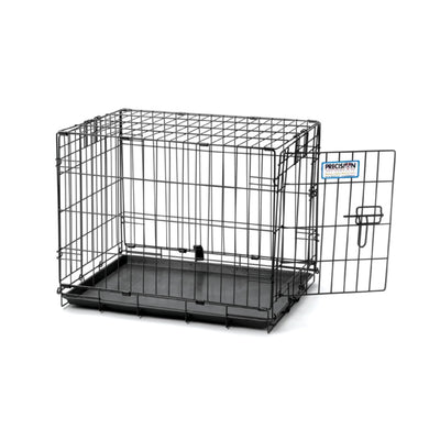 Precision Pet Products ProValu 1 Door Wire Dog Crate Black 1ea/24 in