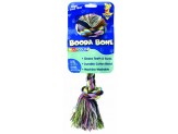 Booda 2-Knot Rope Bone Dog Toy Multi-Color 1ea/LG