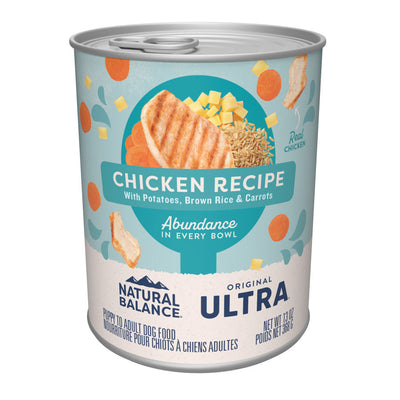 Natural Balance Pet Foods Ultra Premium Wet Dog Food Chicken 13oz. (Case of 12)