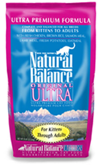 Natural Balance Pet Foods Original Ultra Premium Whole Body Health Dry Cat Food Chicken Meal & Salmon Meal 1ea/6 lb