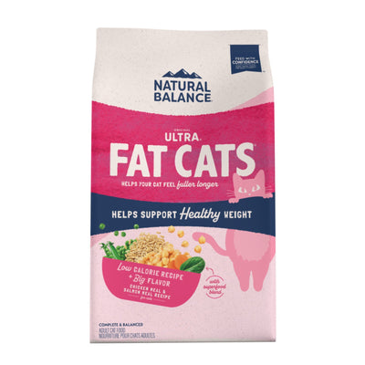 Natural Balance Pet Foods Ultra Fat Cats Dry Cat Food Chicken & Salmon, 1ea/6 lb