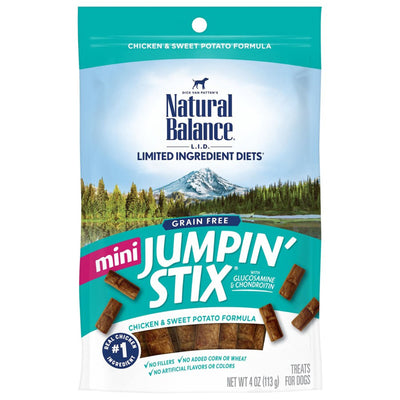 Natural Balance Pet Foods Rewards Jumpin' Stix Soft & Meaty Dog Treats Mini Chicken 1ea/4 oz