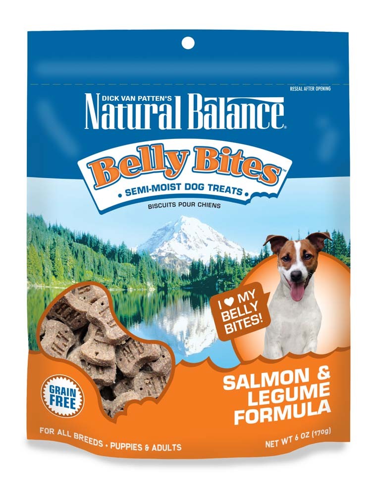 Natural Balance Pet Foods Belly Bites Dog Treats Salmon & Legume 1ea/6 oz